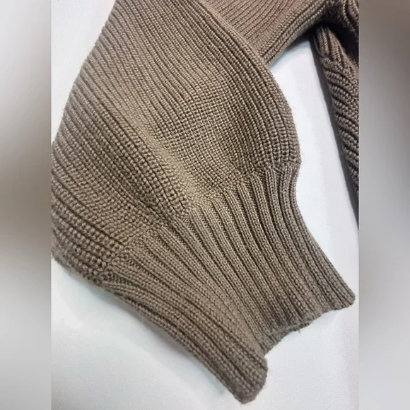 Athleta Hanover V Neck Sweater | Brown Size XL - Picture 7 of 10